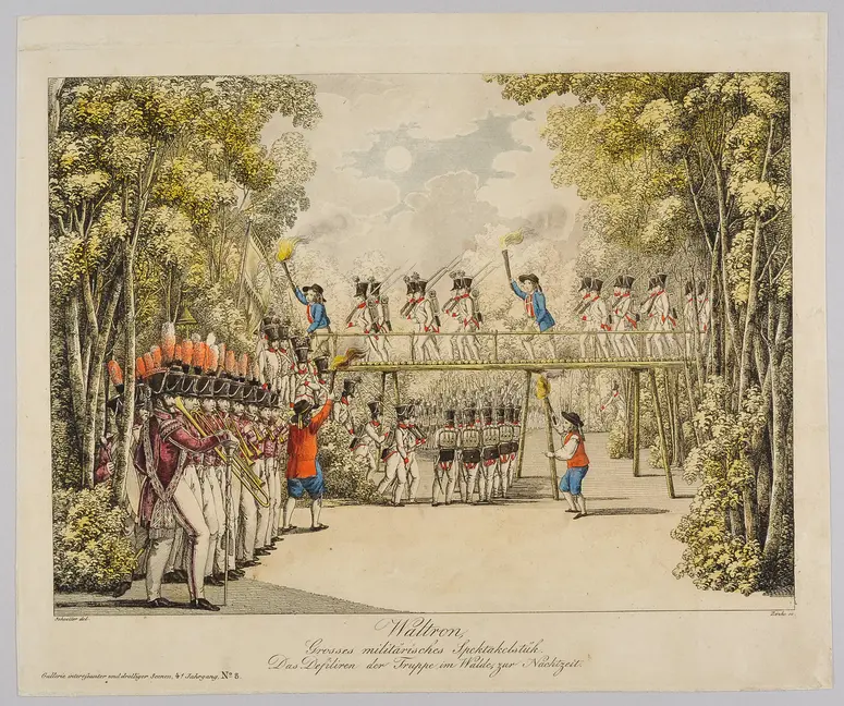 Der Graf von Waltron, Alternativtitel: Graf Waltron oder Die Subordination, Titel der Serie: Gallerie interessanter und drolliger Scenen, Name der Zeitschrift: Wiener Theaterzeitung