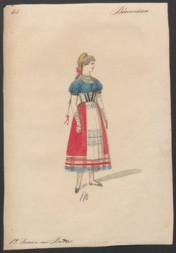 Der Freischütz, Titel der Serie: Figurinen des k.k. Hofoperntheaters