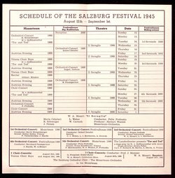Salzburger Festspiele 1945, Verweis auf Stücktitel: Die Entführung aus dem Serail, Verweis auf Stücktitel: Tor und Tod
