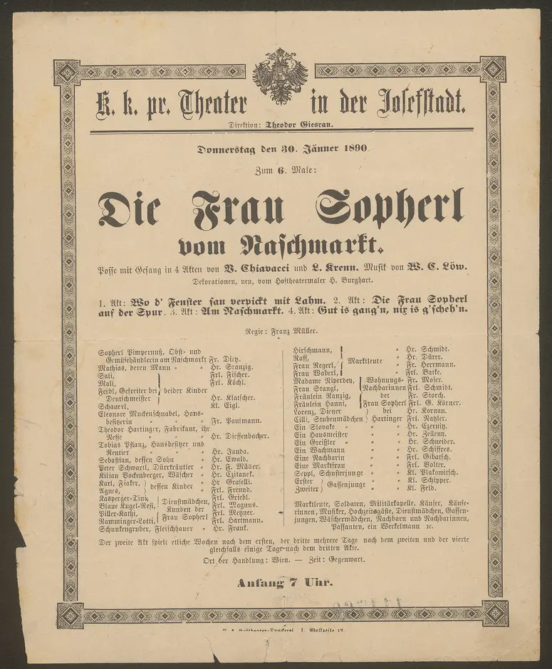 Die Frau Sopherl vom Naschmarkt