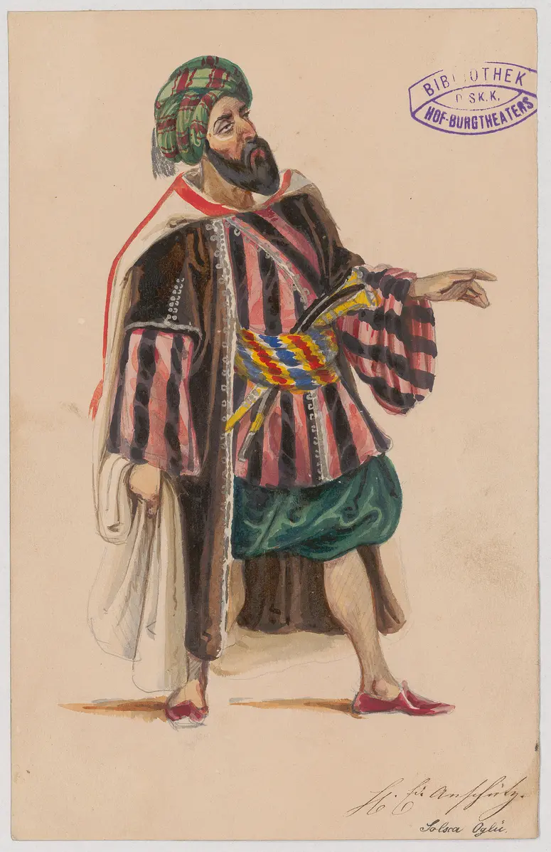 Czerny Georg, Titel der Serie: Figurinen des k.k. Hof-Burgtheaters