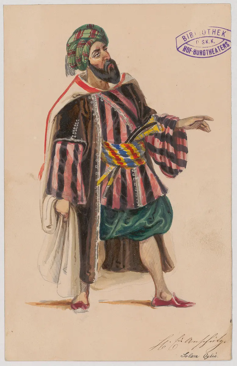 Czerny Georg, Titel der Serie: Figurinen des k.k. Hof-Burgtheaters