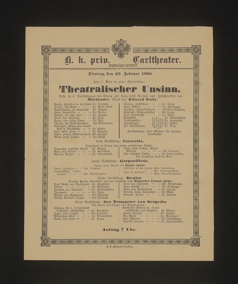 Theatralischer Unsinn