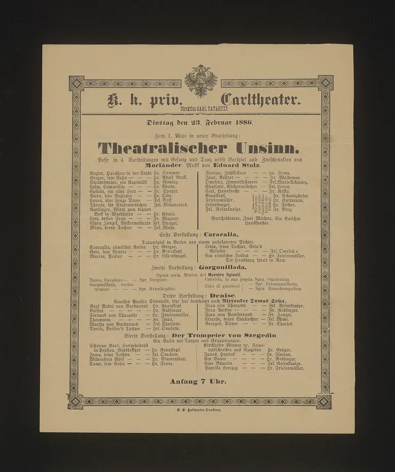 Theatralischer Unsinn