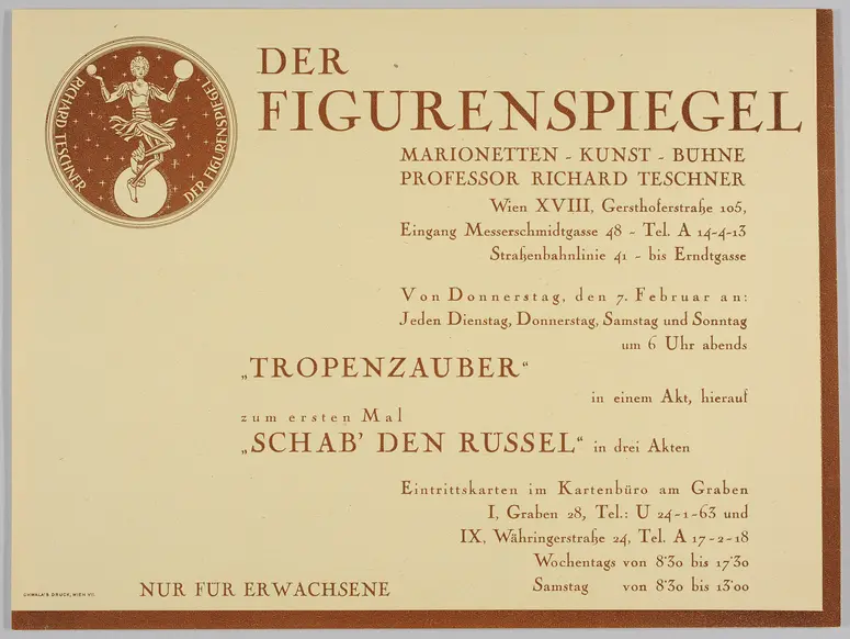 Der Figurenspiegel, Verweis auf Stücktitel: Tropenzauber, Verweis auf Stücktitel: Schab' den Rüssel