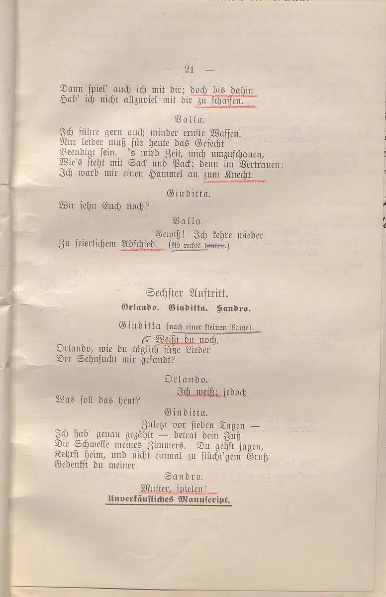 Die Zwillingsschwester.