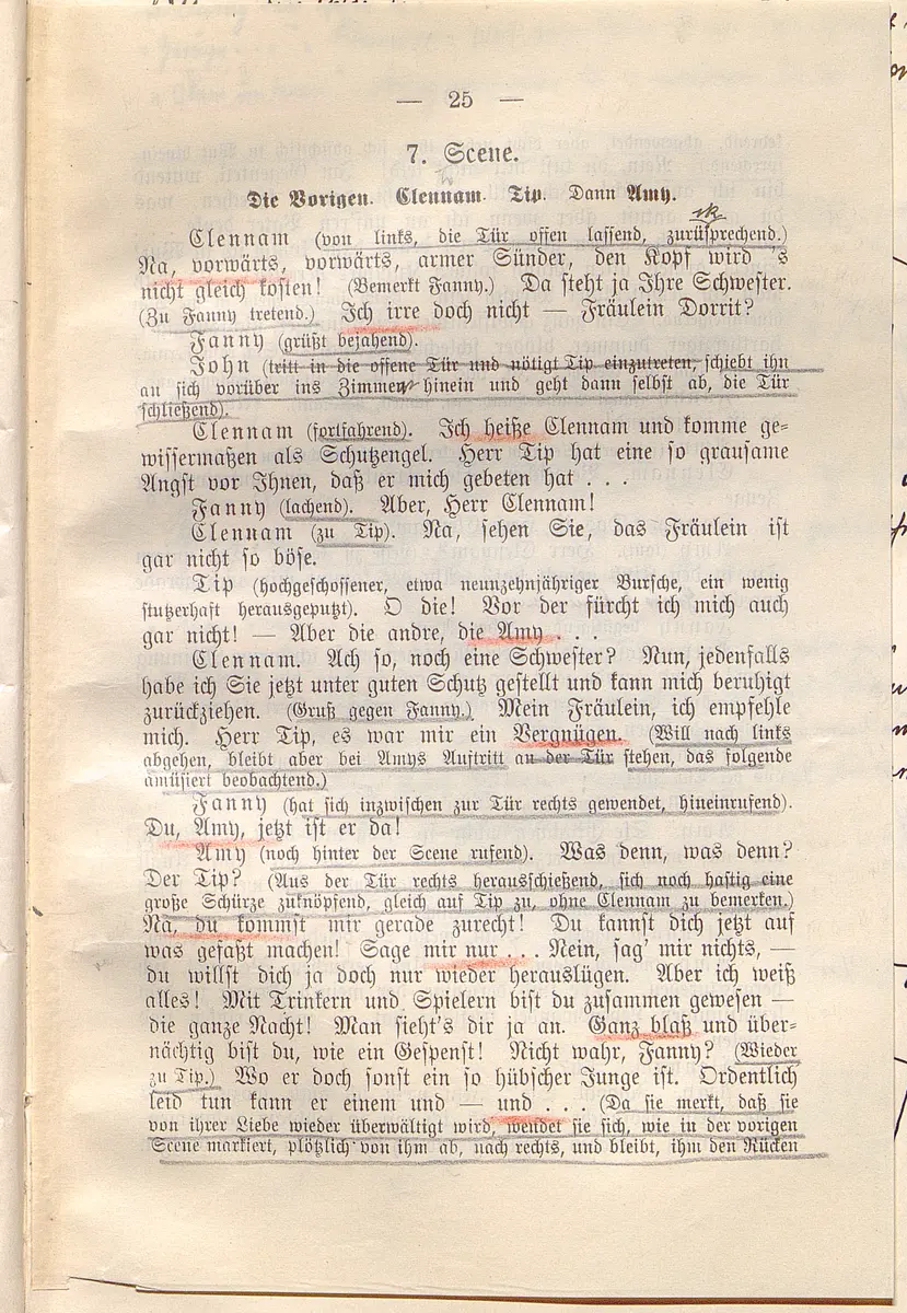Klein Dorrit. Lustspiel in drei Akten