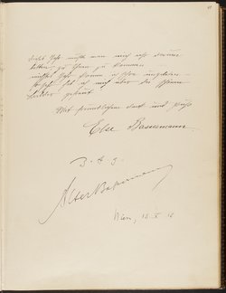 Gästebuch. Atelier Franz-Xaver Setzer, Wien