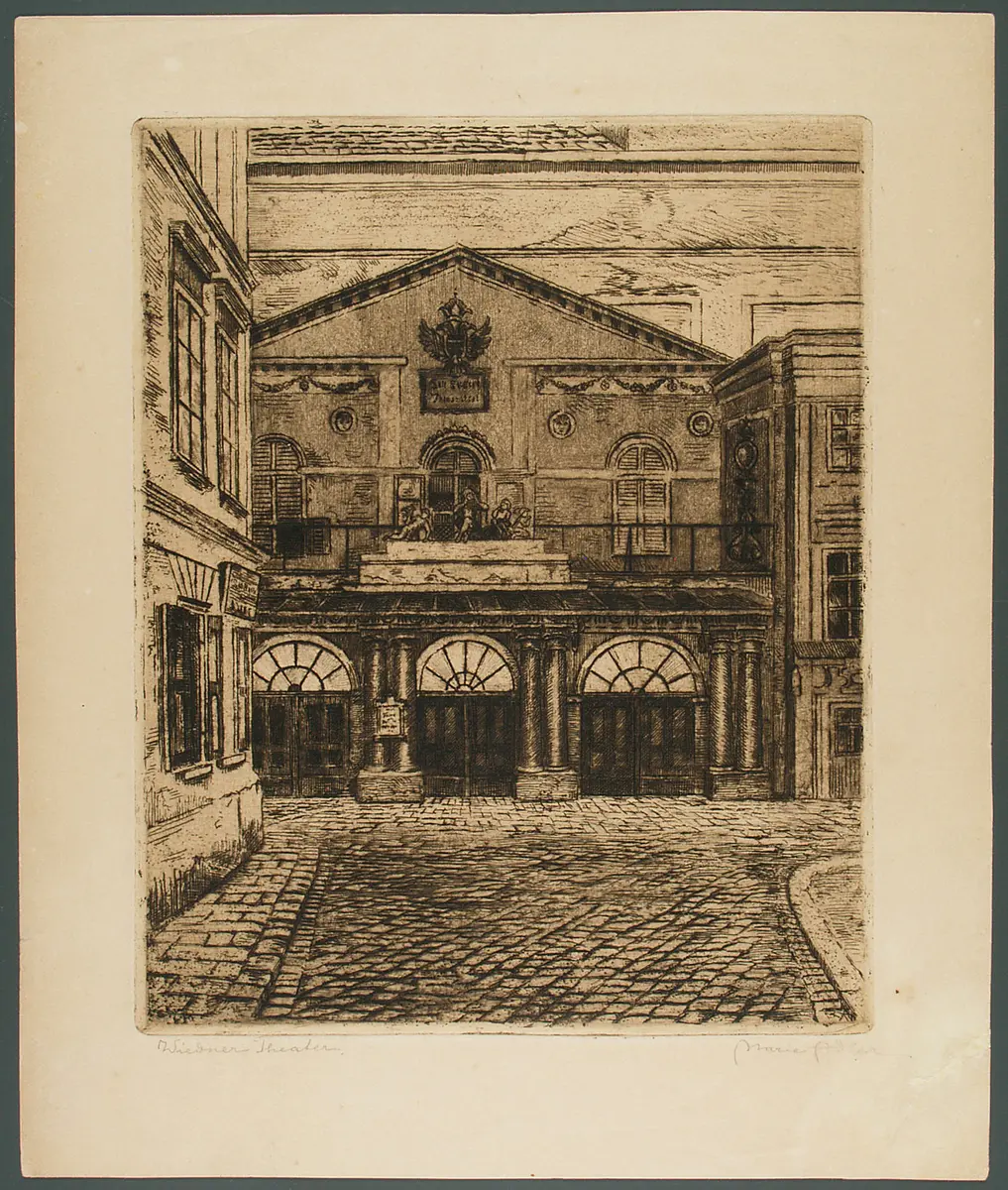 Wien, Theater an der Wien, Titel in Vorlageform: Wiedner Theater, Alternativtitel: Papagenotor