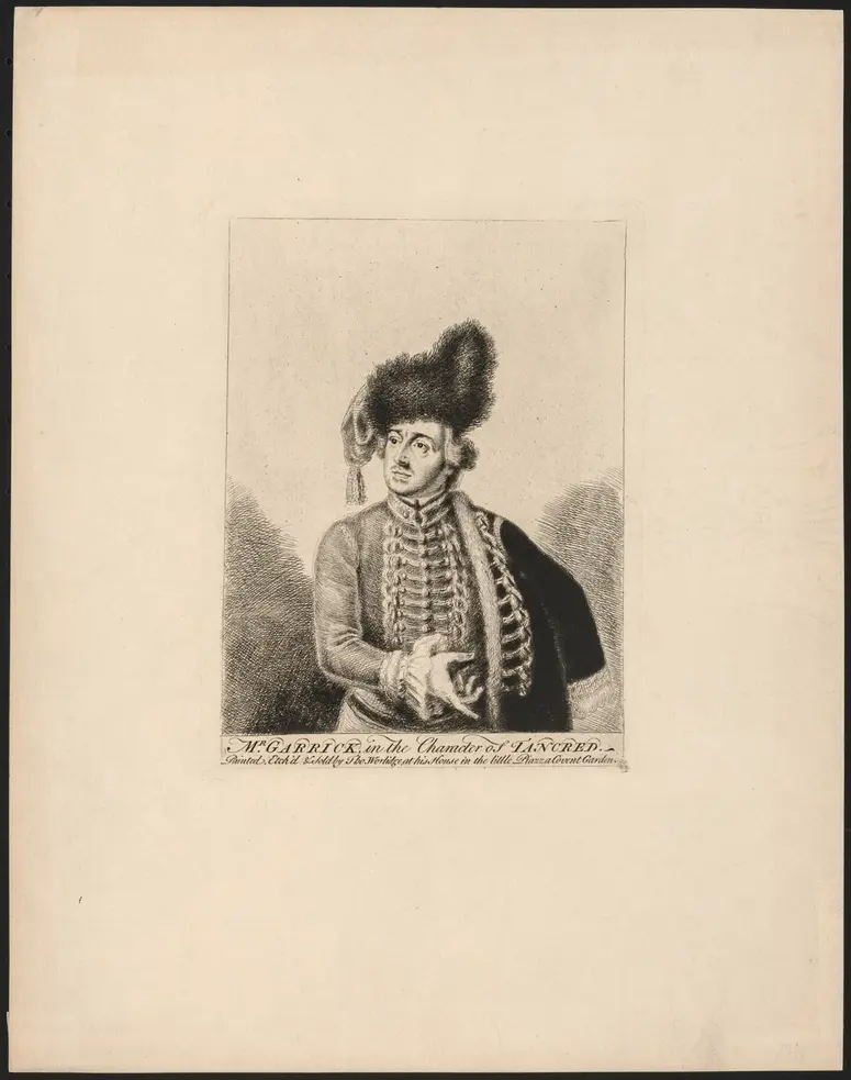 David Garrick, Untertitel: Tancred