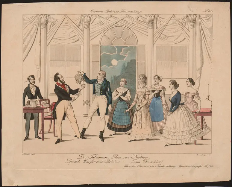 Der Talisman, Titel der Serie: Costume-Bild, Name der Zeitschrift: Wiener Theaterzeitung