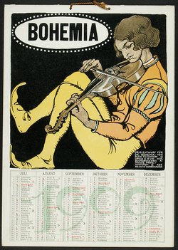 Bohemia. Wandkalender 1909