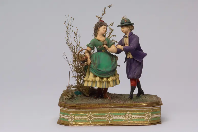 ein Liebespaar - Tragantfigur