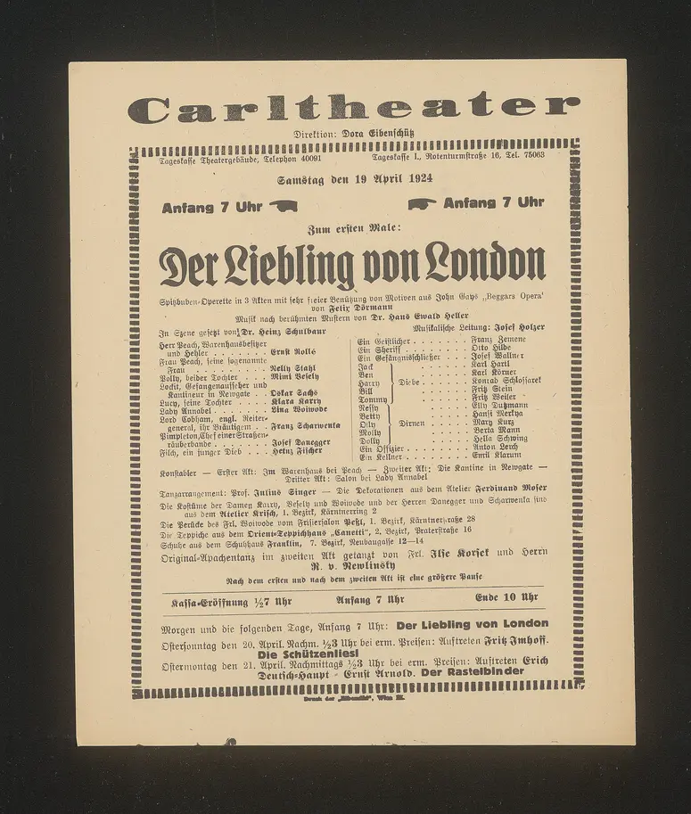 Der Liebling von London