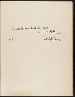 Gästebuch. Atelier Franz-Xaver Setzer, Wien
