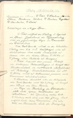 Protokolle der Ausschusssitzungen des Vereines des Deutschen Volkstheaters in Wien