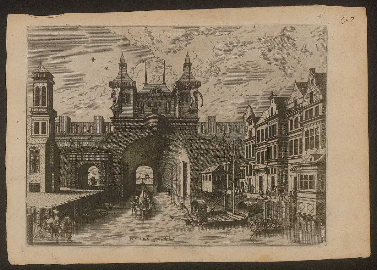 ohne Titel, Titel der Serie: Kleine perspektivische Architekturansichten