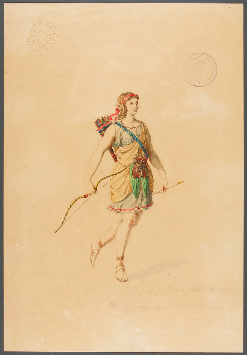 Die Zauberflöte, Titel der Serie: Figurinen des k.k. Hofoperntheaters