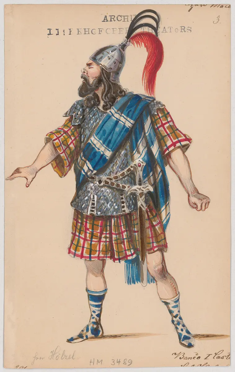 Macbeth, Titel der Serie: Figurinen des k.k. Hofoperntheaters