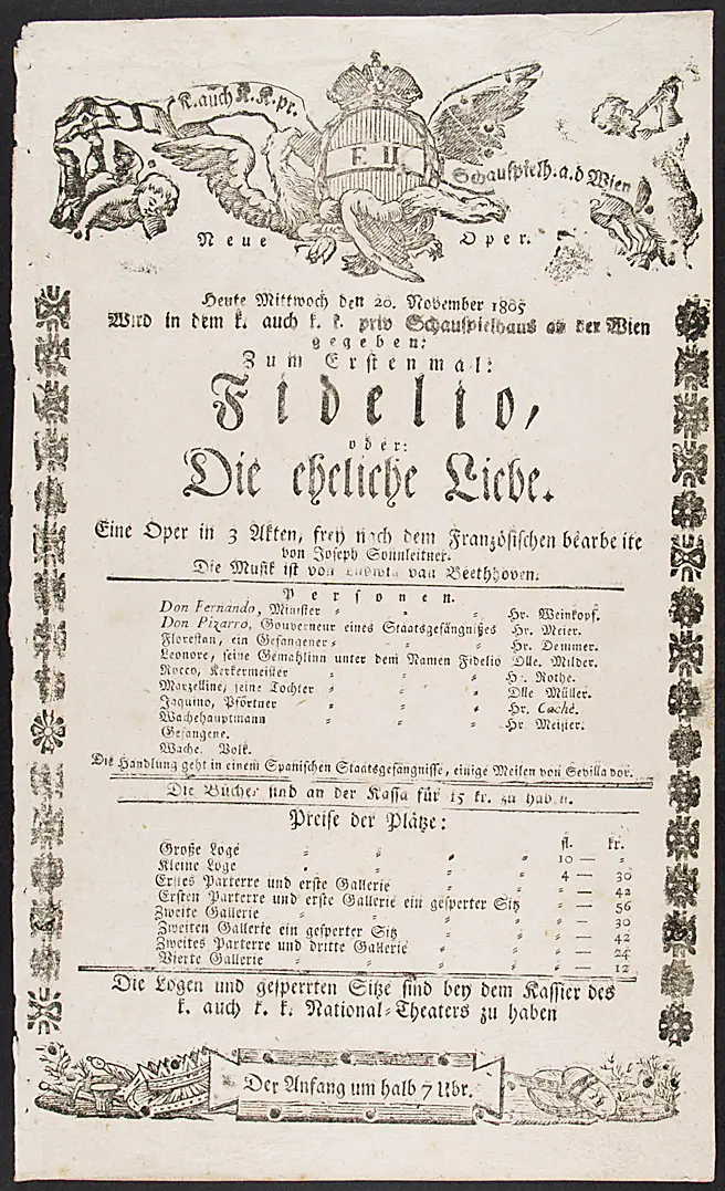 Fidelio oder Die eheliche Liebe