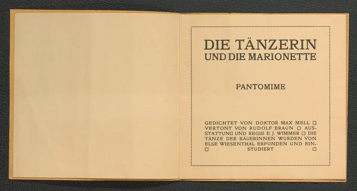 Die Tänzerin und die Marionette