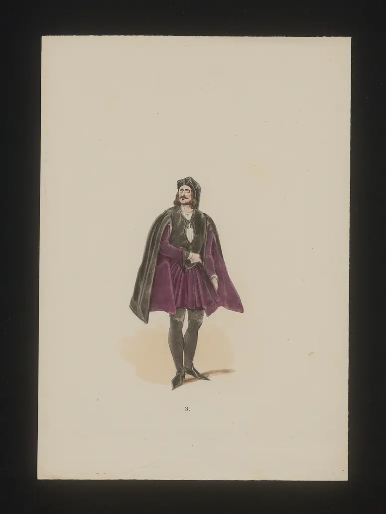 Sampiero, Titel der Serie: Neue Costume-Sammlung verschiedener Zeiten und Nationen