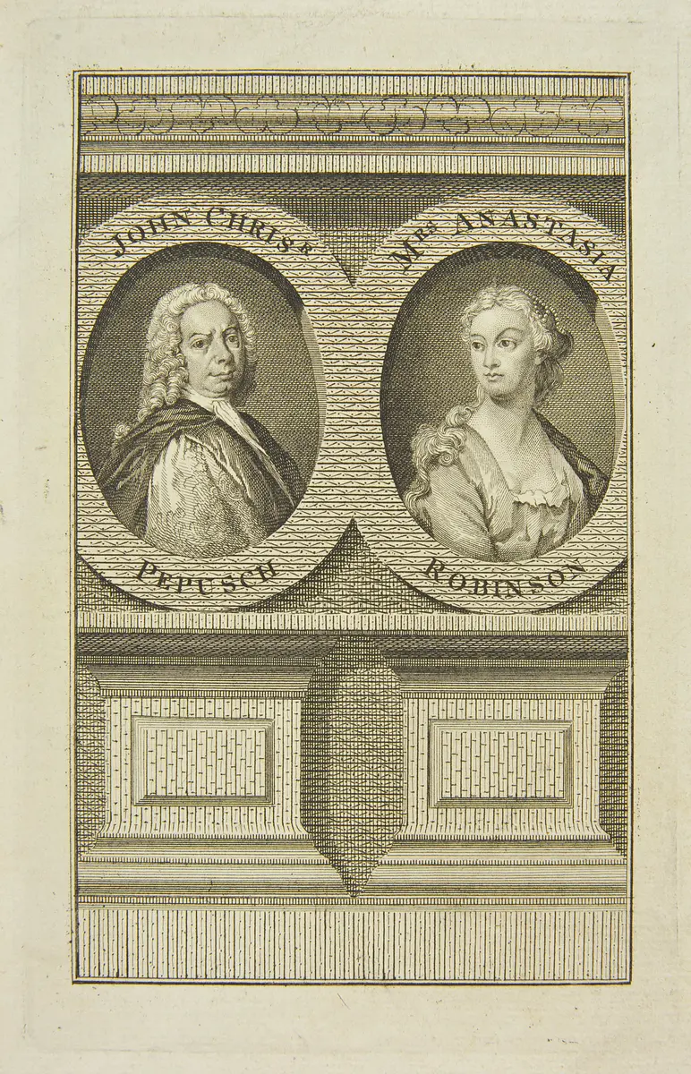 John Christopher Pepusch und Anastasia Robinson