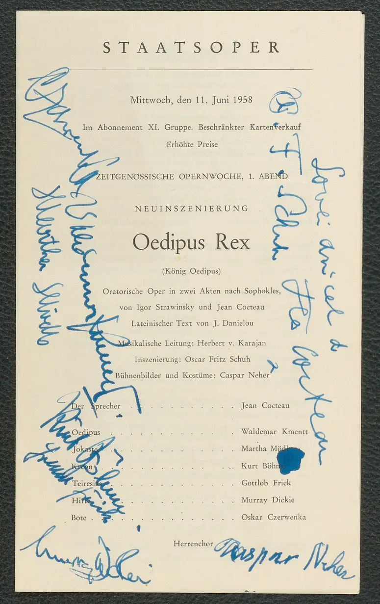 Oedipus Rex, Petruschka
