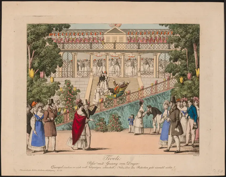 Tivoli, Titel der Serie: Theatralische Bilder-Gallerie, Name der Zeitschrift: Wiener Theaterzeitung