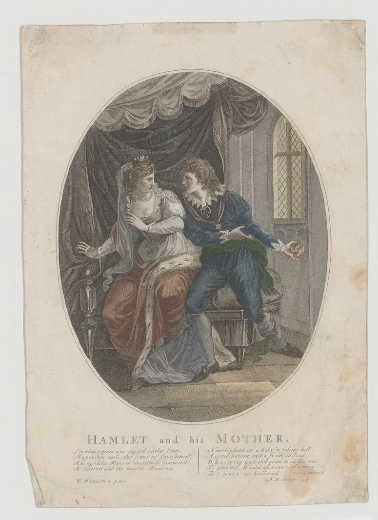 Hamlet, Titel in Vorlageform: Hamlet and his Mother