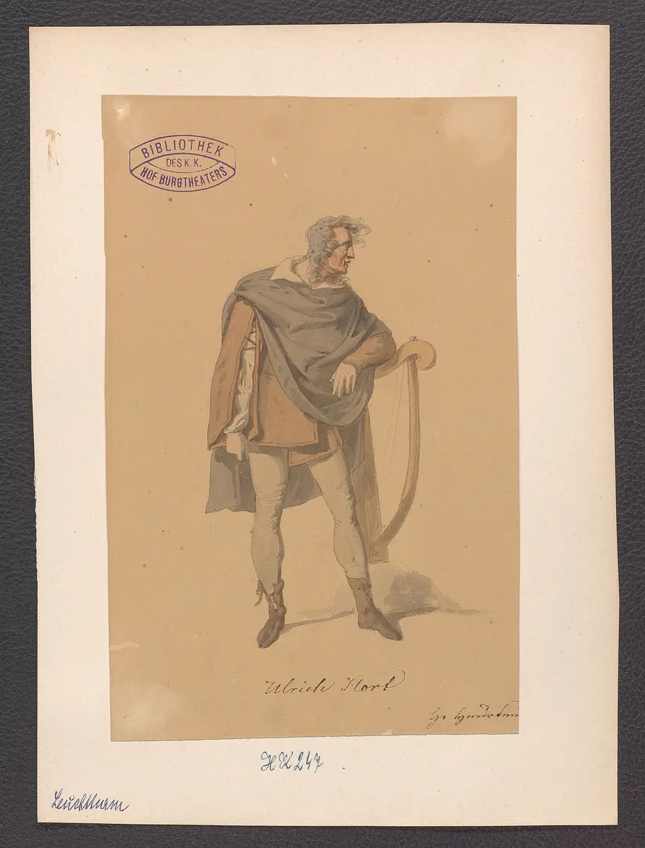 Der Leuchtturm, Titel der Serie: Figurinen des k.k. Hof-Burgtheaters