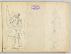 Die Jungfrau von Orleans, Titel der Serie: Figurinen des k.k. Hof-Burgtheaters