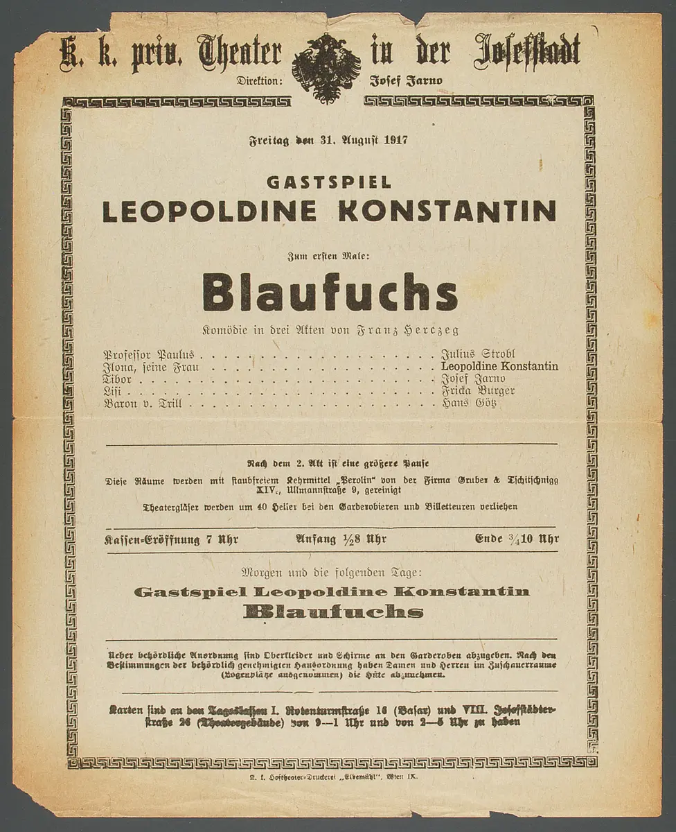 Blaufuchs, Originaltitel: A Kék róka