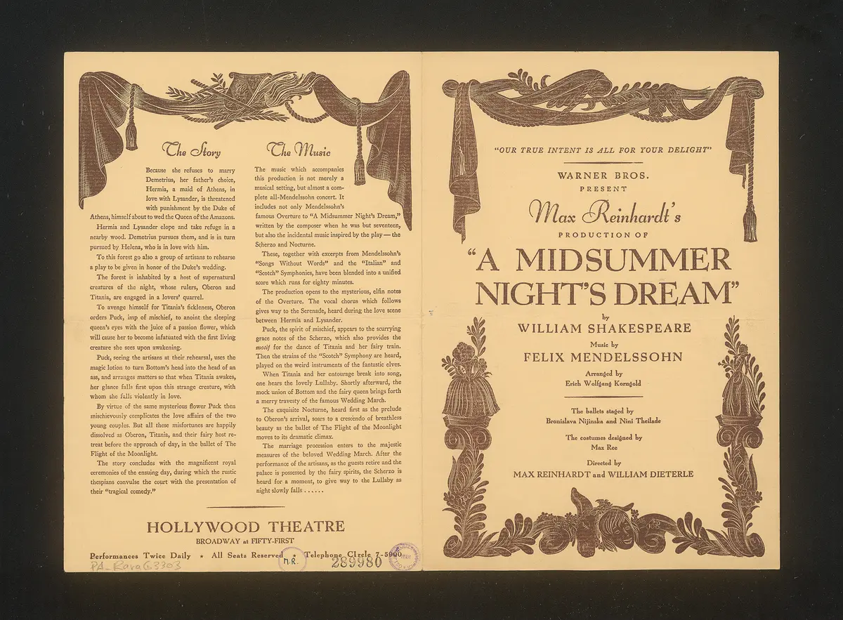Ein Sommernachtstraum (A Midsummer Night's Dream)