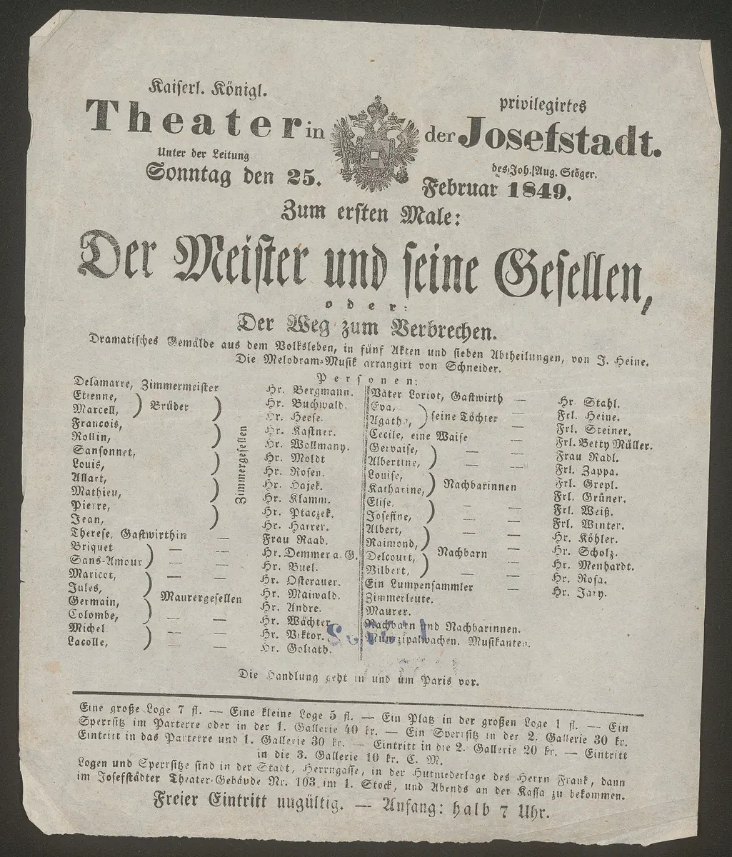 Der Meister und seine Gesellen oder Der Weg zum Verbrechen