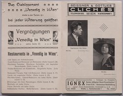 Venedig in Wien, Verweis auf Stücktitel: Vielliebchen, Verweis auf Stücktitel: Wiener Mäderln, Verweis auf Stücktitel: Redoute, Verweis auf Stücktitel: Ein Traum, Verweis auf Stücktitel: Der selige Octave