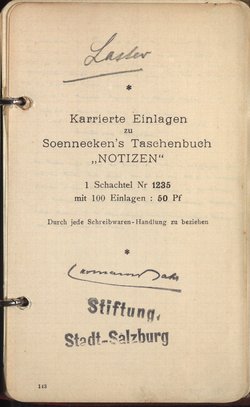 Aufzeichnung
