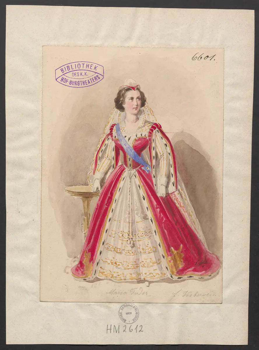 Johanna Gray, Titel der Serie: Figurinen des k.k. Hof-Burgtheaters