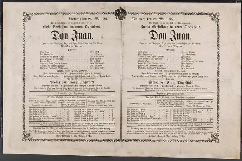 Don Juan, Alternativtitel: Don Giovanni