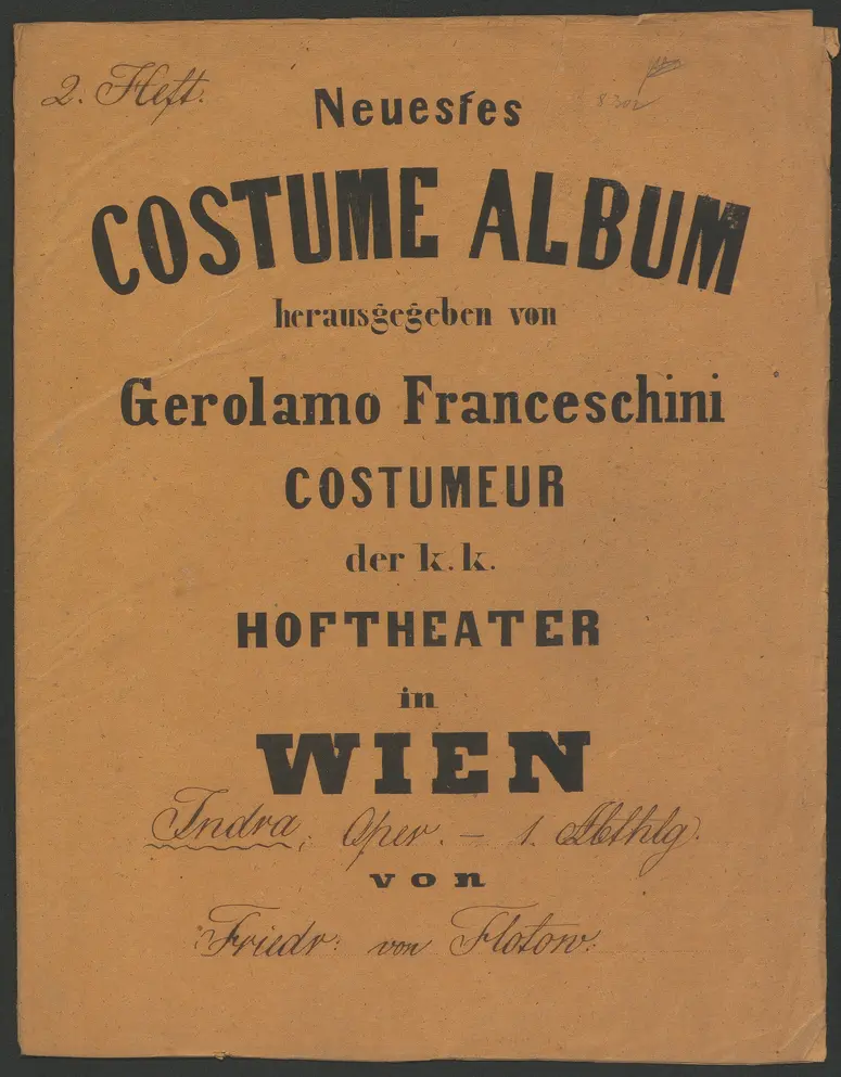 Indra, Titel der Serie: Neuestes Costume Album