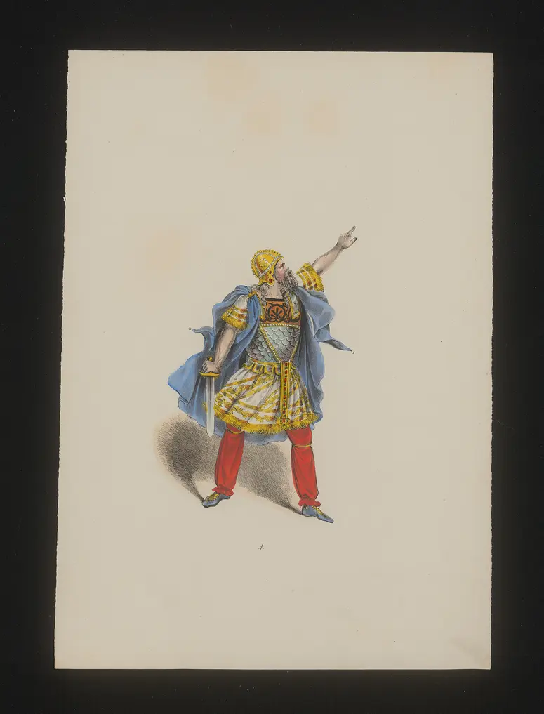 Nabucodonosor, Titel in Vorlageform: Nabuchodonosor, Titel der Serie: Neue Costume-Sammlung verschiedener Zeiten und Nationen