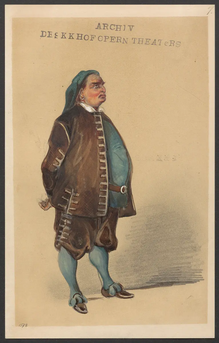 Méline, oder Die Nymphe des Tales, Suchtitel: Meline, oder Die Nymphe des Tales, Titel der Serie: Figurinen des k.k. Hofoperntheaters