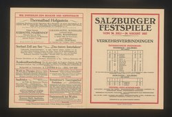 Salzburger Festspiele 1927, Verweis auf Stücktitel: Fidelio, Verweis auf Stücktitel: Don Juan, Verweis auf Stücktitel: Figaros Hochzeit, Verweis auf Stücktitel: Kabale und Liebe, Verweis auf Stücktitel: Sommernachtstraum, Verweis auf Stücktitel: Jedermann