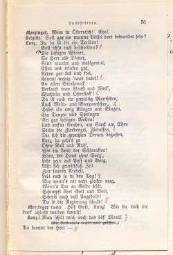 Landfrieden. Deutsche Komödie in drei Aufzügen