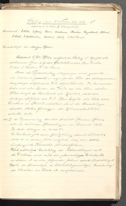 Protokolle der Ausschusssitzungen des Vereines des Deutschen Volkstheaters in Wien
