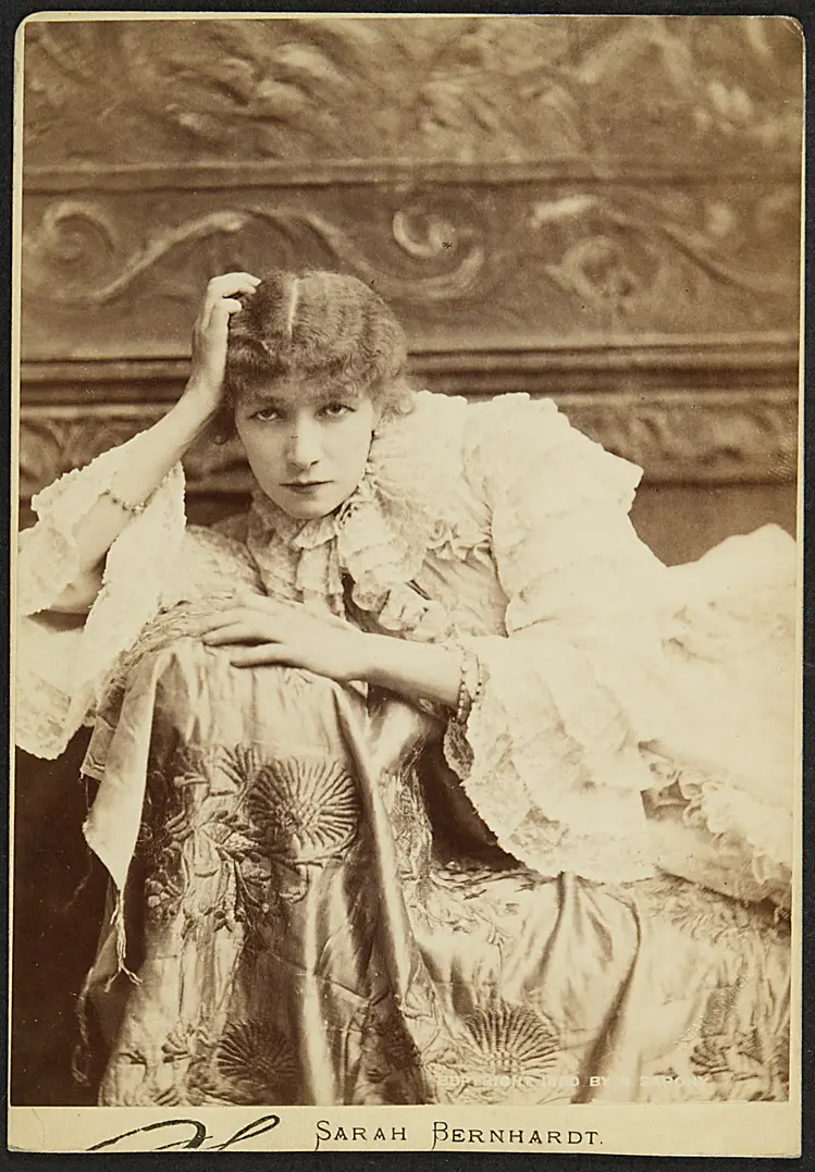 Sarah Bernhardt, Verweis auf Stücktitel: Die Kameliendame