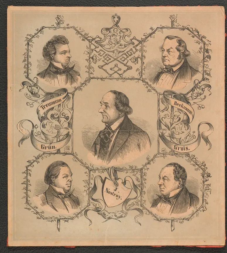Johann Nestroy und seine Bühnenpartner