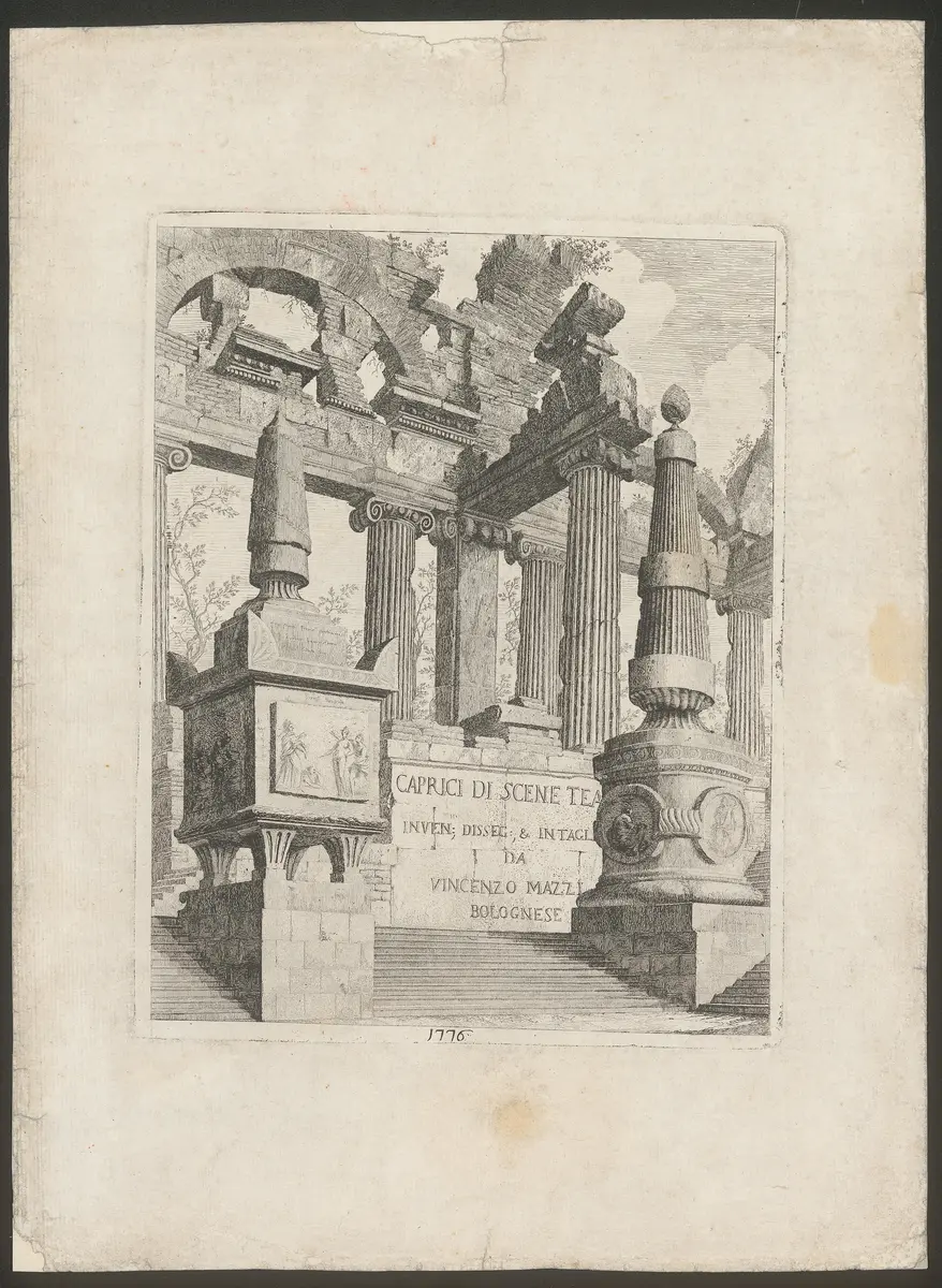 ohne Titel, Titel der Serie: Caprici di scene teatrali