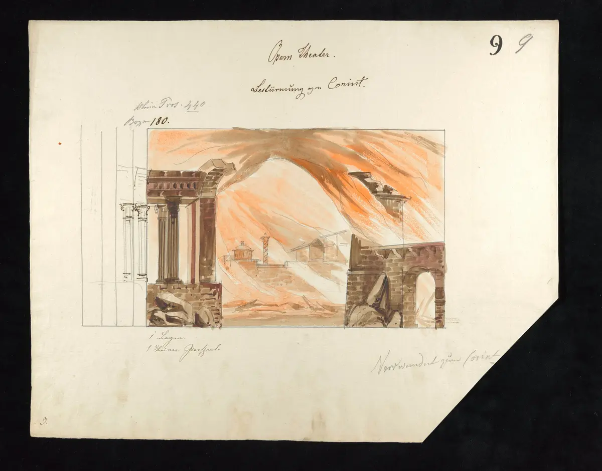 Die Belagerung von Korinth, Alternativtitel: Die Bestürmung von Korinth, Originaltitel: Le siège de Corinthe