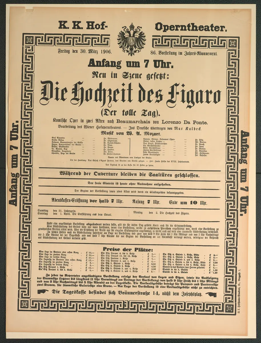 Die Hochzeit des Figaro